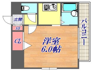 ナッツダムスタジオーネ塚口の物件間取画像